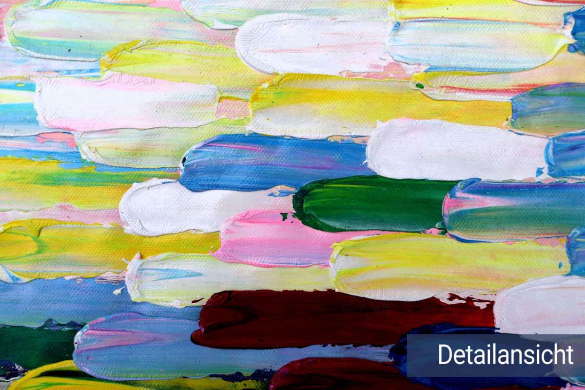 Acrylic painting "Bucket of Color"
