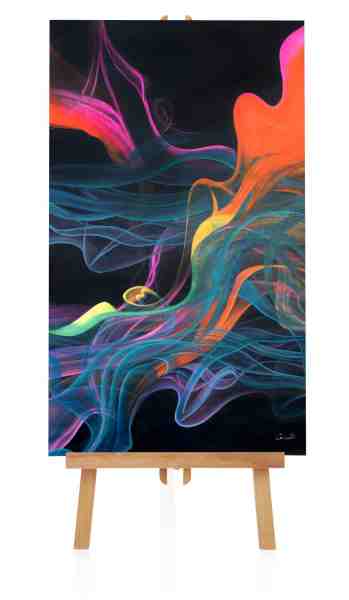 Acrylbild Colored Smoke