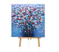 Preview: Acryl Gemälde Blüten aus Acryl Preview: Acryl Gemälde Blüten aus Acryl